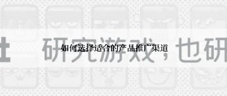  如何选择适合的产品推广渠道