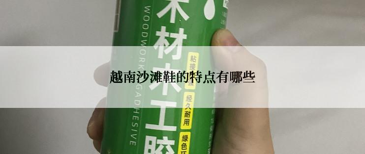 越南沙滩鞋的特点有哪些