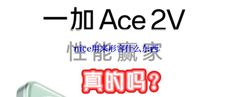  nice用来形容什么东西