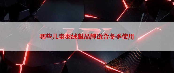 哪些儿童羽绒服品牌适合冬季使用