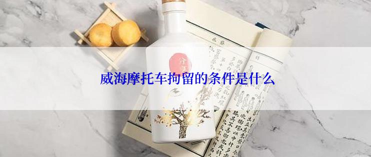  威海摩托车拘留的条件是什么