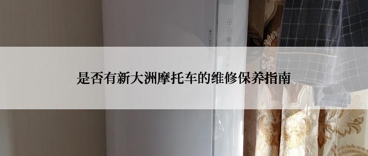 是否有新大洲摩托车的维修保养指南