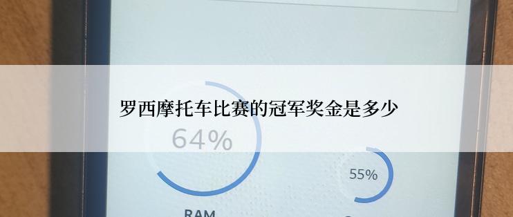  罗西摩托车比赛的冠军奖金是多少