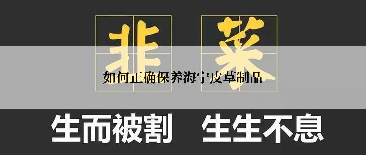 如何正确保养海宁皮草制品