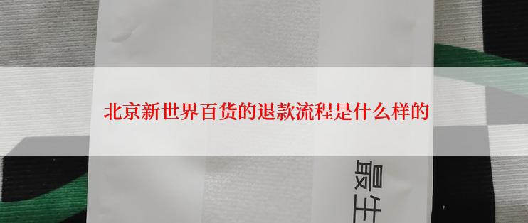  北京新世界百货的退款流程是什么样的