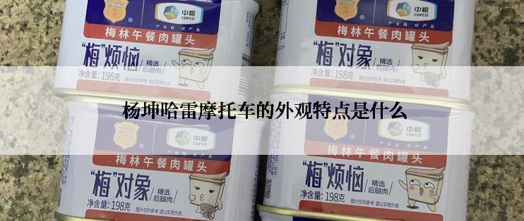  杨坤哈雷摩托车的外观特点是什么