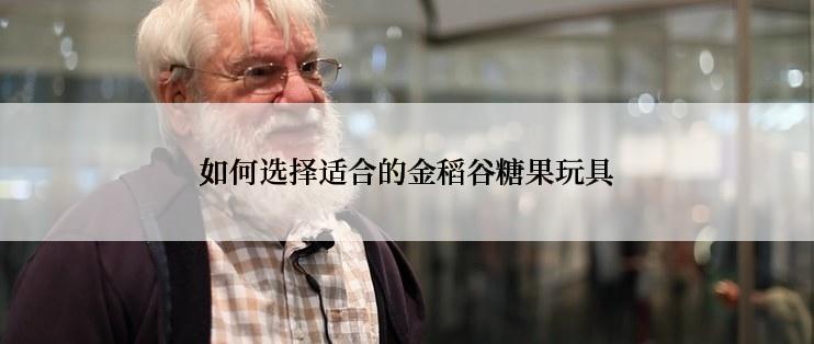 如何选择适合的金稻谷糖果玩具