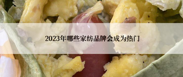  2023年哪些家纺品牌会成为热门