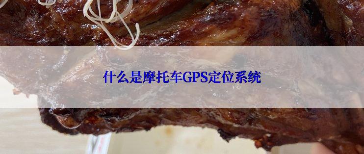 什么是摩托车GPS定位系统