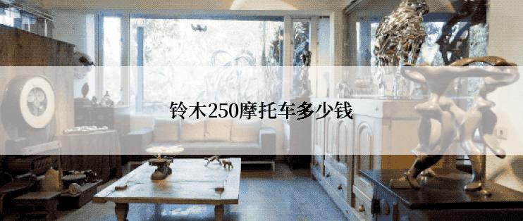 铃木250摩托车多少钱