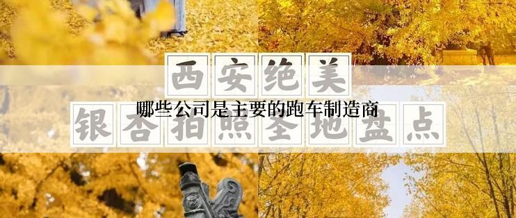 哪些公司是主要的跑车制造商