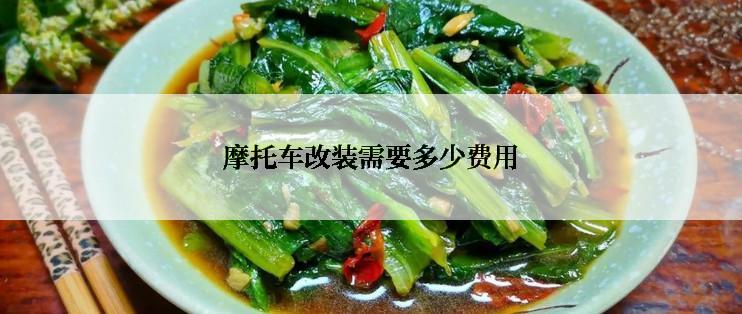 摩托车改装需要多少费用