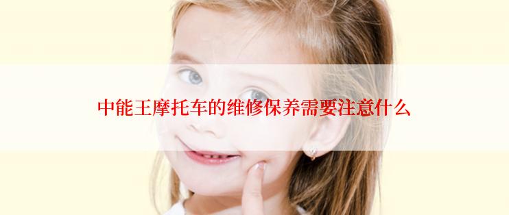 中能王摩托车的维修保养需要注意什么