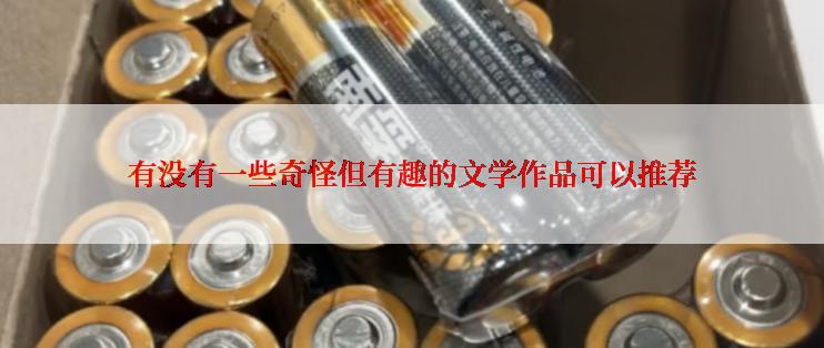 有没有一些奇怪但有趣的文学作品可以推荐