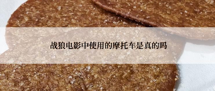  战狼电影中使用的摩托车是真的吗