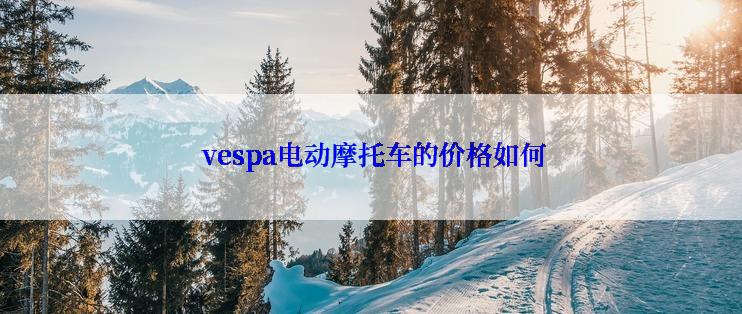  vespa电动摩托车的价格如何