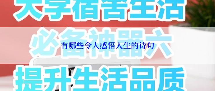 有哪些令人感悟人生的诗句