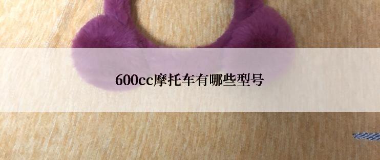 600cc摩托车有哪些型号