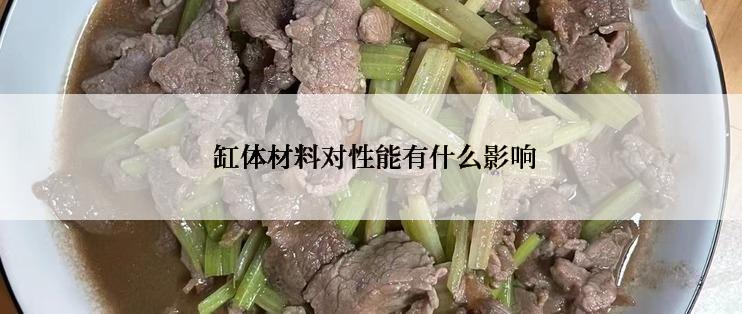  缸体材料对性能有什么影响