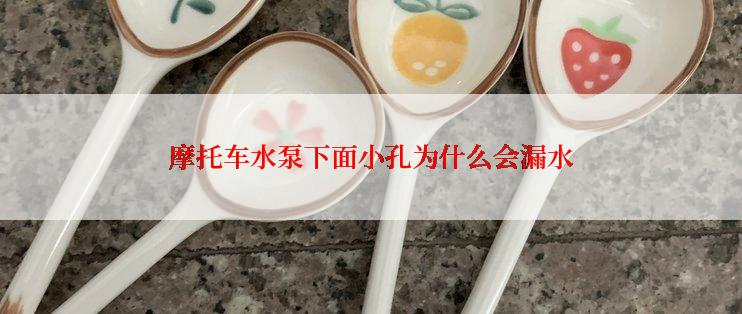 摩托车水泵下面小孔为什么会漏水