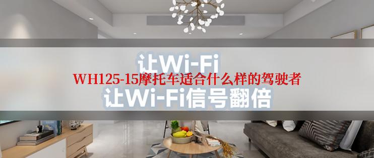 WH125-15摩托车适合什么样的驾驶者