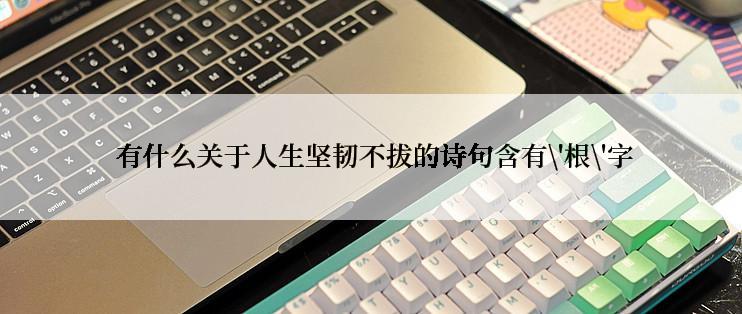  有什么关于人生坚韧不拔的诗句含有\'根\'字