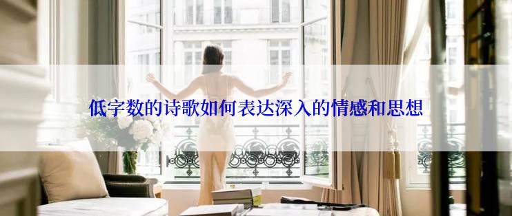 低字数的诗歌如何表达深入的情感和思想