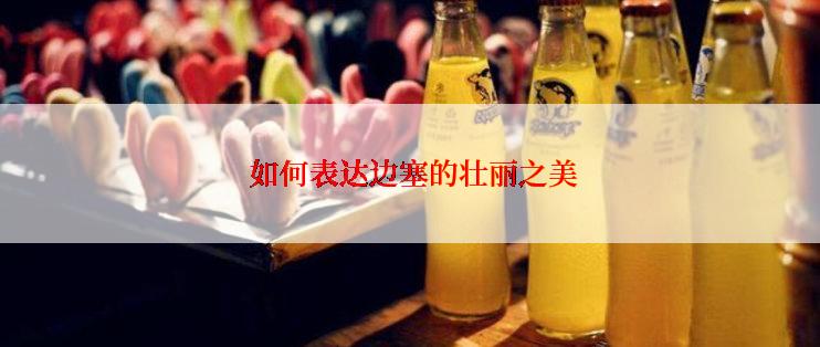  如何表达边塞的壮丽之美