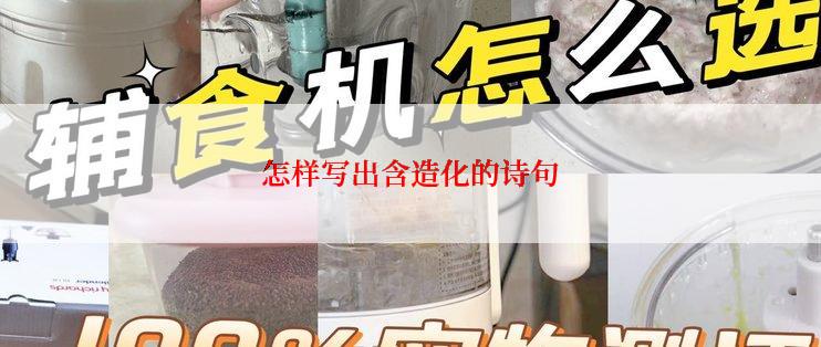 怎样写出含造化的诗句