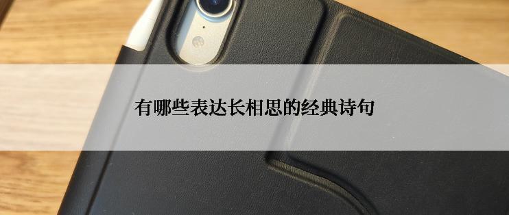 有哪些表达长相思的经典诗句