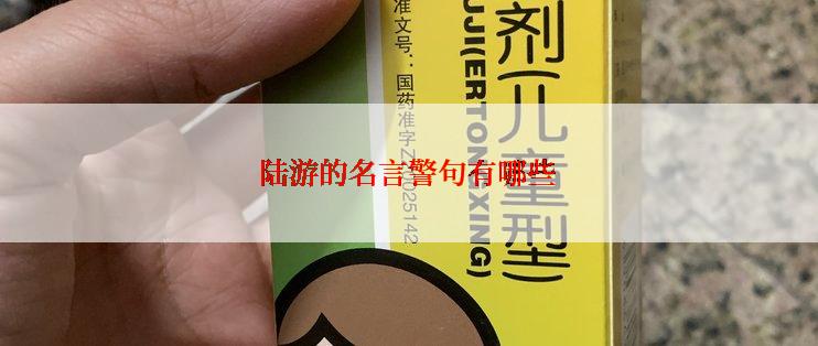 陆游的名言警句有哪些